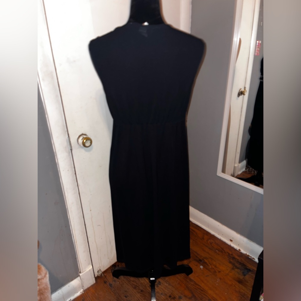 MAX STUDIO BLACK SLEEVELESS DRESS - Picture 2 of 5